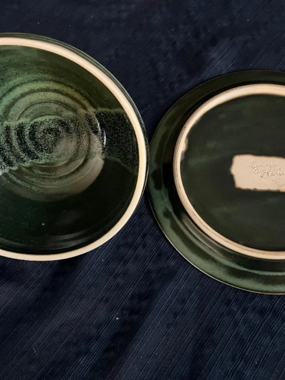 Lynne Geries Handmade Pottery Dish with Dome
